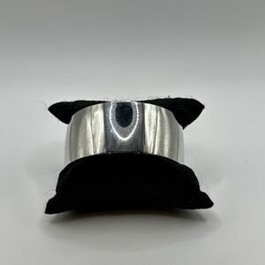 SALE! Chrome silver tone cuff bracelet!